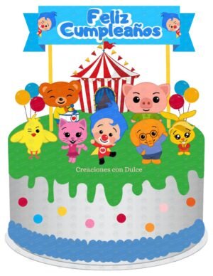 Cake Topper de Plim Plim para pastel