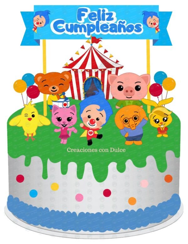 Cake Topper de Plim Plim para pastel