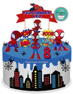 Cake Topper del Hombre Araña