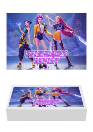 Impresión en Oblea Comestible de Las Huntrix