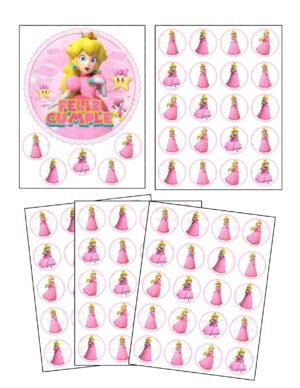Transfer para Gelatina de la Princesa Peach