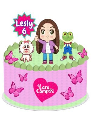 Cake Topper de Lara Campos para pastel