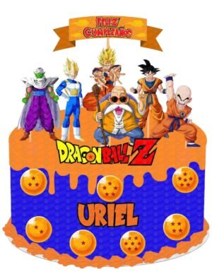 Cake Topper de Dragon Ball Z para pastel