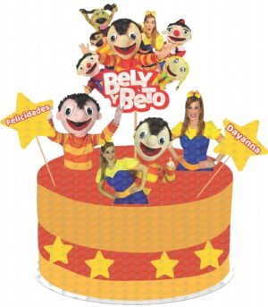 Cake Topper de Bely y Beto para pastel