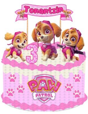 Cake Topper de Skye de Paw Patrol para pastel