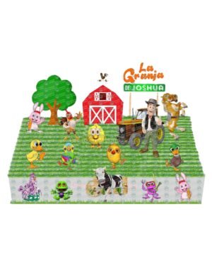 Cake Topper de La Granja De Zenón para pastel