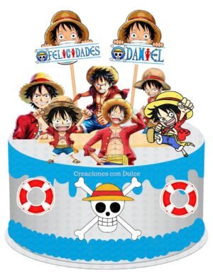 Cake Topper de Monkey D. Luffy One Piece