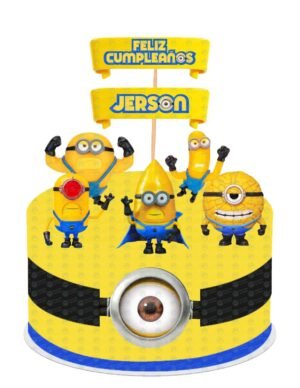 Cake Topper de Los Mega Minions para pastel