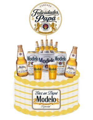 Cake Topper para Papá de Cerveza Modelo para pastel
