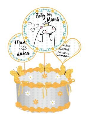 Topper Día de las Madres para pastel