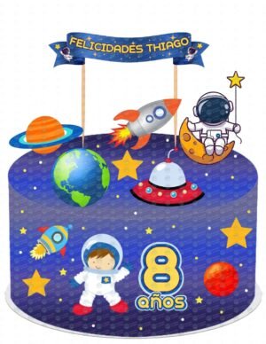 Cake Topper de Astronauta para pastel