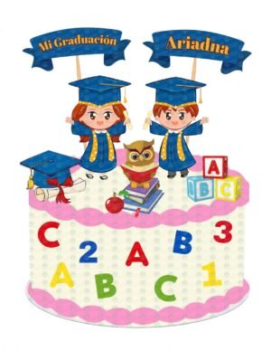 Cake Topper de Mi Graduación para pastel