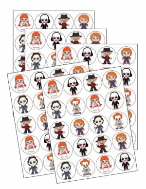 Transfer para Gelatina varios personajes para Halloween