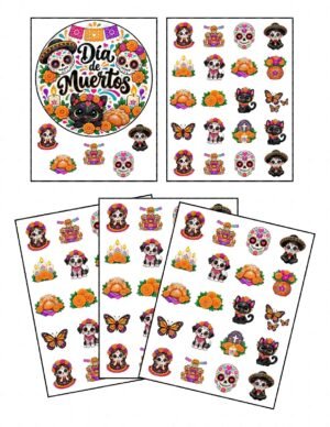 Transfer para Gelatina para Día de Muertos